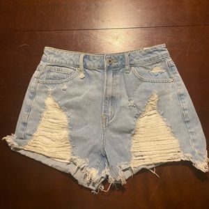 Womens Special A Los Angeles Denim Jean Shorts Size 28